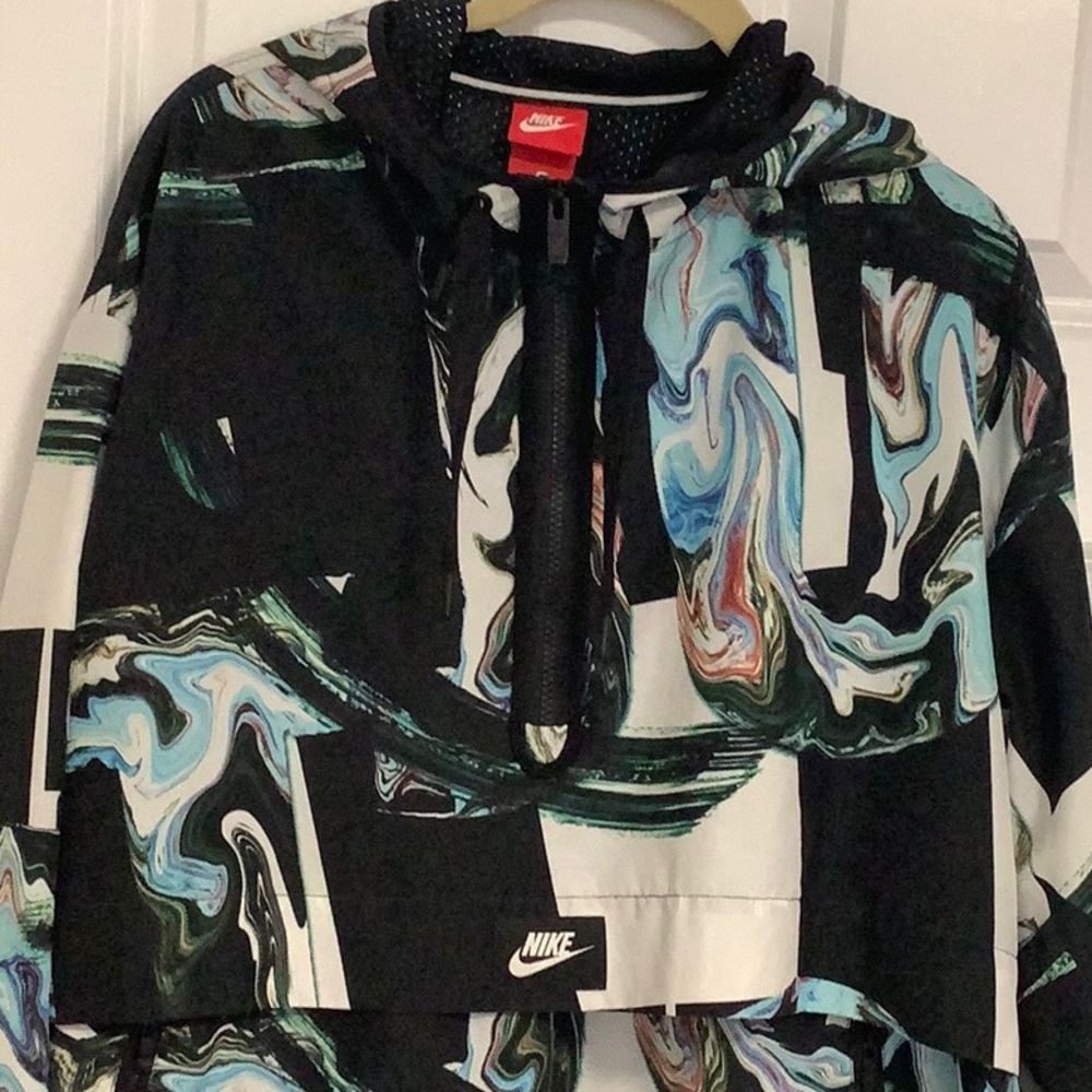 Nike Abstract Patterned Hoodie Sz XL - Picture 5 of 11